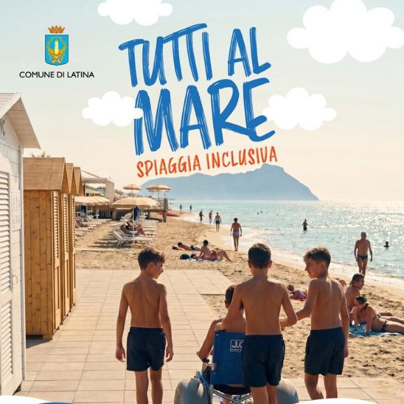 Il miracolo della normalità: a Latina si inaugura il mare per tutti