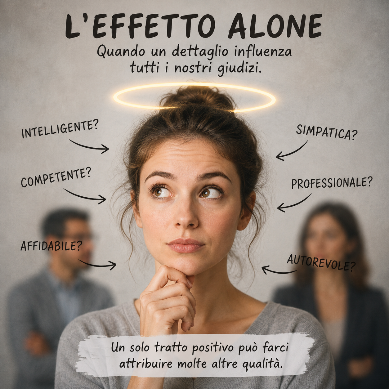 L’effetto alone: il bias che ci fa giudicare prima di conoscere